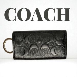 Coach Black Key Holder